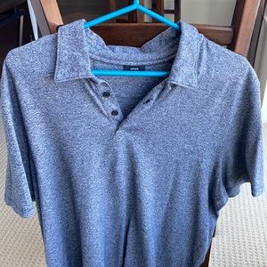 Vince Grey-blue polo. Soft with a bit of a stretch